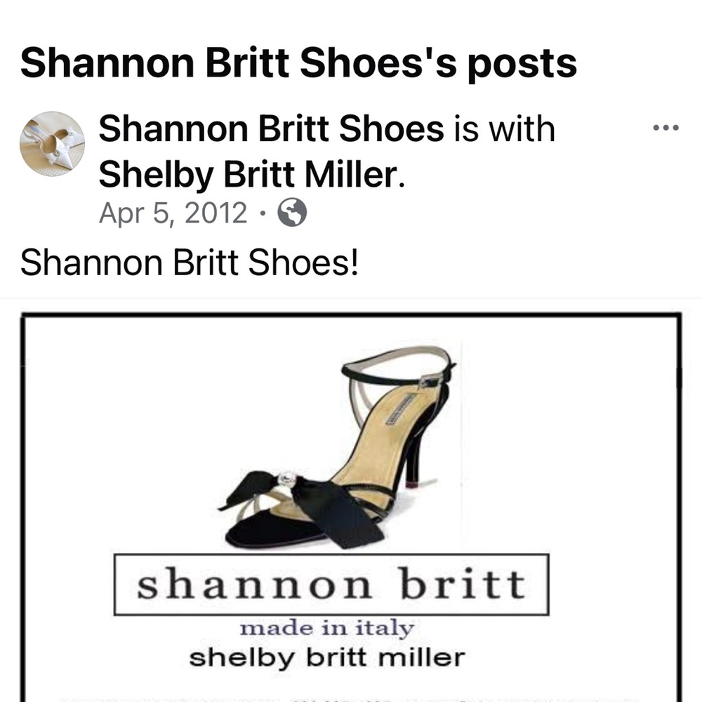 Italian Couture luxury shoes. The Abbey by designer Shannon Britt. NWOT - Picture 5 of 10